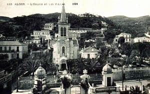 Alger - Saint-Eugene - Eglise et Villas - 1924